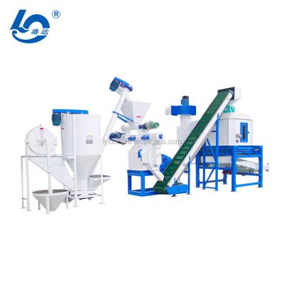 China Farms Fish Feed Production Line Plants/Pellet Feed Production Line/Livestock Cattle Feed Production Line for sale