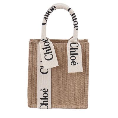 China Fashion Design Eco - Friendly Jute Bag Packing Portable Fashion Personalized Jute Bags for sale