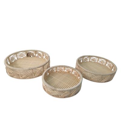 China Sustainable Classic Style Basket Bamboo Rattan Material Other Storage Wicker Baskets for sale