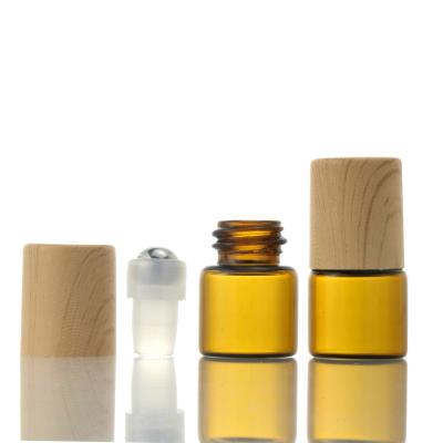 China Cosmetic Mini Travel Empty Roll On Glass Perfume Bottle With Stainless Essential Oil Roll On Bottle for sale