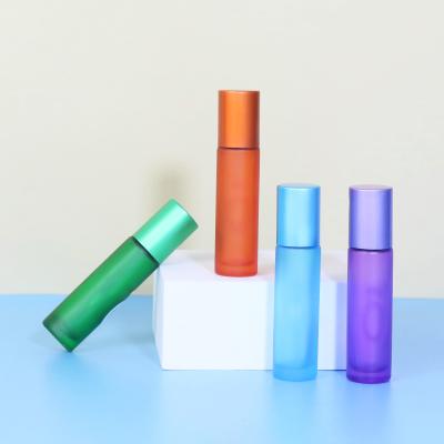 China Cosmetic 10ML Perfume Oil Roll On Bottles Oil Roll On Bottle Roll On Essence Bottle for sale