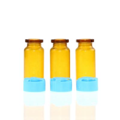 China Lanjing Cosmetic Lanjing Color Glass Tube Medical Customized Amber Clear Bottles With Cork /rubber Stopper for sale