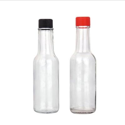 China Food Cheap price  250ml glass hot sauce bottles mini empty chill tomato sauce bottle tomato sauce bottles with plastic caps for sale