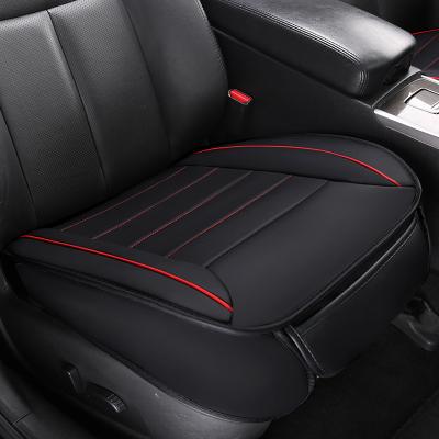 China Diy Hand Quilting Universal Waist Car Cushion PU Leather Auto Seat Covers For Rear Interior Accessories Seat Protector Sets for sale