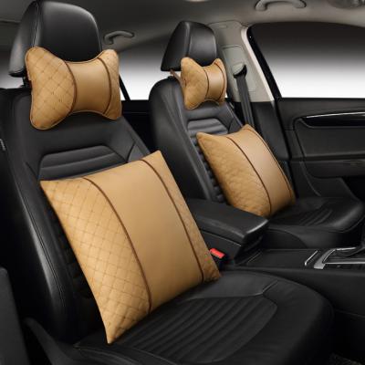 China New Design High Quality PU Leather Breathable Stretch Pillow Silk Car Accessories With Great Price for sale