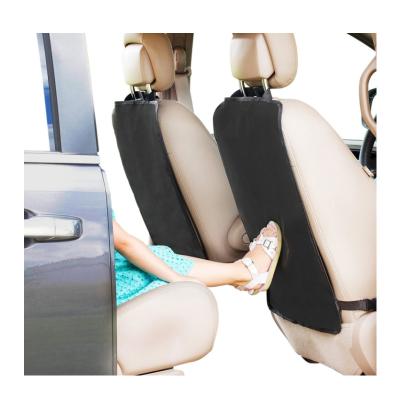 China Kids Kick Mat Organizer Auto Back Seat Kick Backseat Hanging Kids Organizer Mat Protector Polyester Car Storage for sale