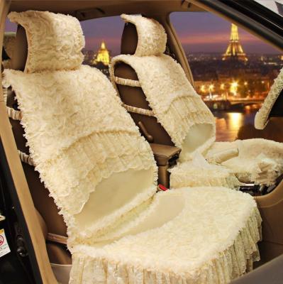 China New Hot Luxury White Car Seat Cover Protector Covers For Women Girls Accessories for sale