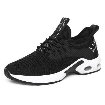 China CUSHIONING Custom Sports Mens Shoes Knitted To Mesh Fashion Casual Sneakers for sale