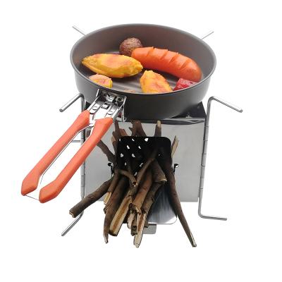 China Pro-Tech Super Burn Chimney Cooker Foldable Charcoal Mini Pocket Foldable Outdoor Wooden Stoves For Home Kitchen 6