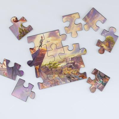 China Educational Toy Factory supply Customized Cartoon pretty girls adult jigsaw puzzles die-cut HD printed Jigsaws Puzzle for sale