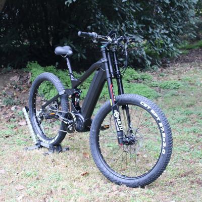 China 2019 cheap full suspension aluminum alloy china ebike 1000w 48v electric bike with bafang mid motor G510 for sale