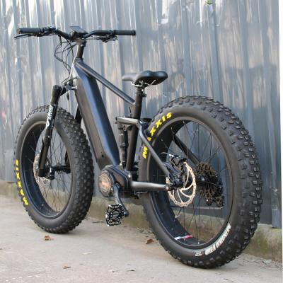 China Aluminum alloy 48V 1000W fat tire suspension ebike full electric ebike bike with Bafang Motor Ultra G510 for sale