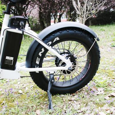 China Aluminum alloy good quality fat tire 48v folding step-thru ebike for sale