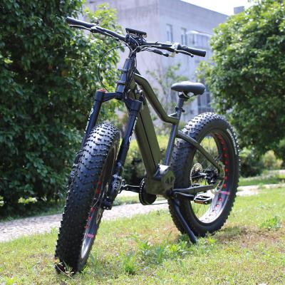 China 26*4.5 alloy fat tire 48v 1000w aluminum electric bike with bafang G320 motor for sale