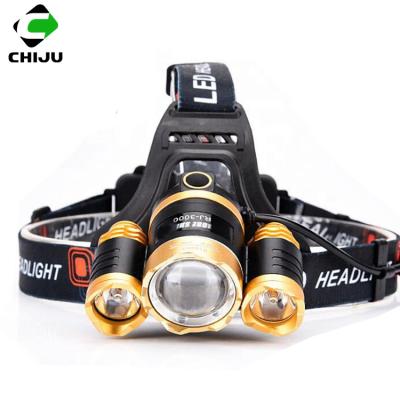 China IPX4 waterproof; Light distance: 300-500m; 90 Degree Rotating Head 2020 New High Power Led Headlight USB Rechargeable Headlamp For Outdoor for sale