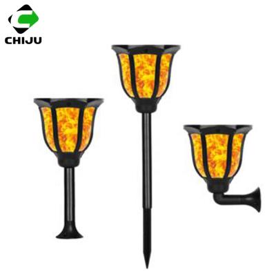 China Outdoor Solar Garden Flame Lamp Dancing Light Solar Garden Flame Lamp Blinking Light for sale