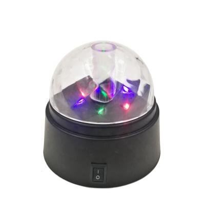 China Mini Party Disco Light Led Stage Battery Operated Active Crystal Rotating Light for sale