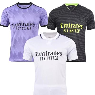 China Shirts & Tops 2022 Real Thailand Fans Club Version Tank Top 2022 Real Thailand Fans Soccer Jersey Football Wear Madrid Fans Fans Version T-Shirt for sale