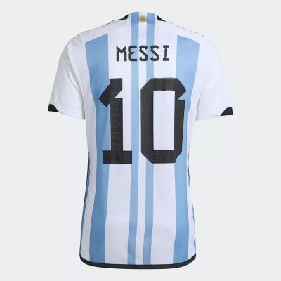 China Shirts & Main 22 #10 Messi Soccer Jersey Final Edition New Design Argentina Tank Tops Original Team Sport Soccer Jersey Top 22 World Cup for sale