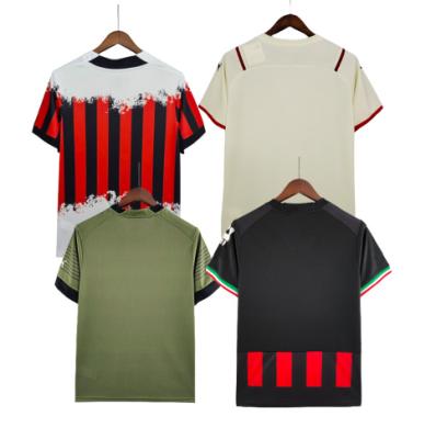 China Shirts & Tops Custom Made Milan Football Wholesale OEM Plain Soccer Jerseys Uniform Soccer Jersey for sale