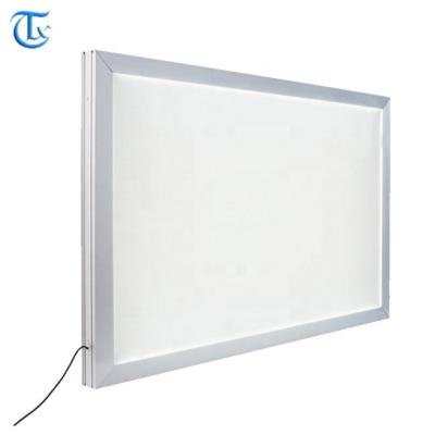 China Single Side Aluminum Profile Wall Mounted Snap Picture Frame Indoor Led Advertising Light Box For Supermarket for sale