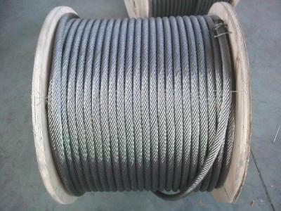 China Ungalvanized Eye Wire Rope Sling with Heavy Duty Thimble Flemish 6*25 for sale