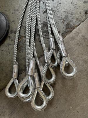 China Mooring Steel Wire Rope Sling 6*29Fi IWR 7/8 Inch 22mm for sale