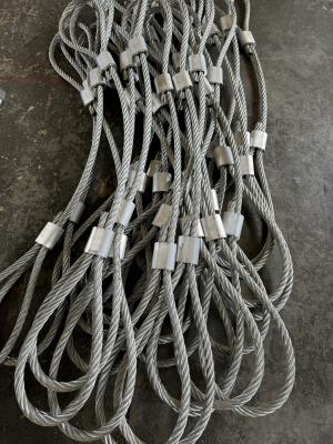 China 6x36 Wire Rope Lifting Slings Mechanically Spliced Soft Eye for sale