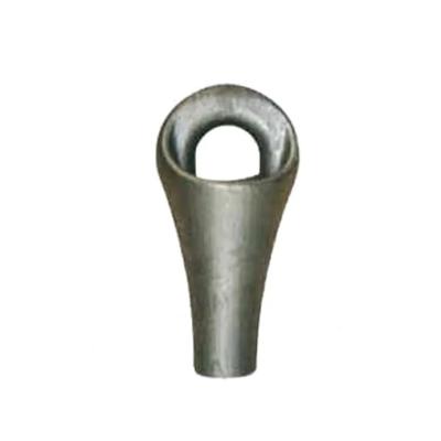 China Large Casting Alloy Steel Wire Rope Pear Socket for Marine for sale