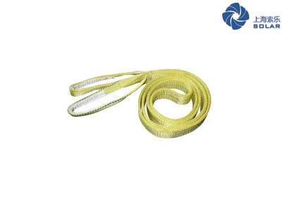 China Discount 10T Weaving heavy duty 100% Polyester Webbing Sling 500kg 15 20 30 40 50 Ton Lifting Sling Blet Flat for sale