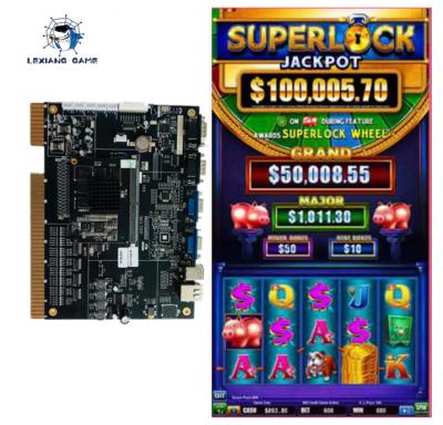 China Super Link 5 in 1 Piggy Bankin Hot Sale Factory Slotting Machine Game Slot  Board Kits Cabinet With Bill Acceptor for sale