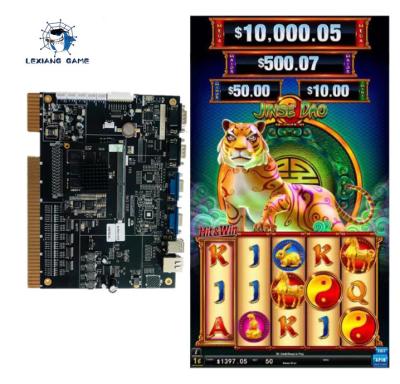 China Jinse Dao 4 in 1 Tiger 43 Inch Vertical Screen Slot Game Machine   Pcb Board Machine for sale