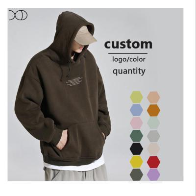 China Factory Wholesale Fashion Oversized Fleece Mens Pullover Hoodies Breathable Sweatshirts for sale