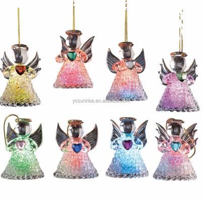 China Christmas Tree Ornaments Christmas Tree Ornaments Christmas Gift Tree Decoration Hanging Glass Angel for sale