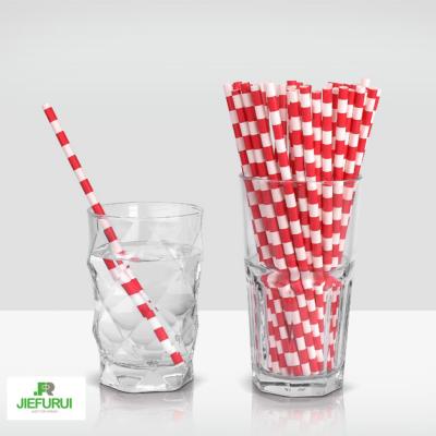 China Straw Customized Drinking Straw Disposable Biodegradable Printed Paper for sale