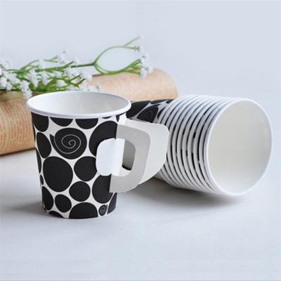 China Hot Sale Disposable Varied Size 9oz 8oz 7oz Paper Cup With Handle for sale