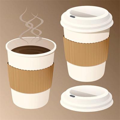 China Disposable Can Be Customized Food Grade Plastic Paper Coffee Cup Lid for sale