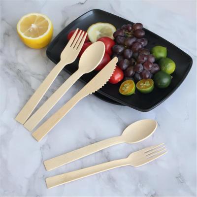 China 6 Inch Cutlery Disposable Biodegradable Disposable 100% Compostable Cpla Set PLA Fork Knife Spoon for sale