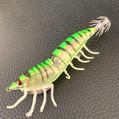 China Newest Model Night Fishing Lure Bright Color Jigging Shrimp Bait Fishing Random Lure for sale