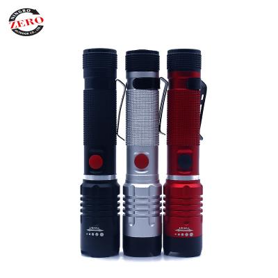 China High Bright Rechargeable Super Bright Aluminum Accelerated Bulk Accelerated Usb Emergency Torch Safety Work Torch High Power Led Flashlight for sale