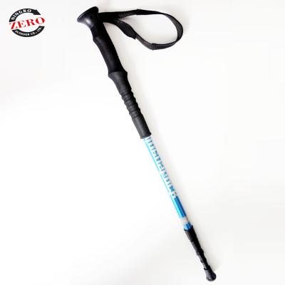 China Adjustable Folding Canes 2021 Aluminum Folding Poles Aluminum Folding Carbon Trekking Cane Alpenstock Nordic Rising Canes for sale