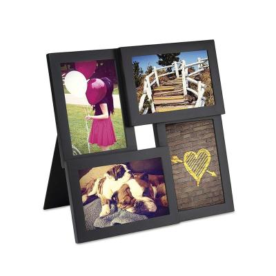 China Decorative Picture Frame Set Resin Wooden Colored Black And White Picture Frame for sale