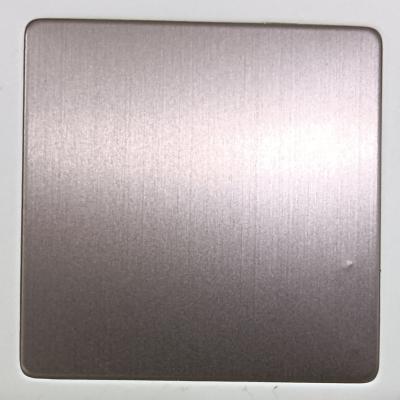 China Automotive Foshan Tuotong Matte Hairline Customized Colorful Stainless Steel Sheet Plate for sale