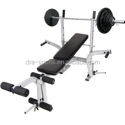 China 120KG Dragon Sports Fitness Multi-Station Weight Bench Slope Barbell Home Gym Exercise Bench W285 for sale