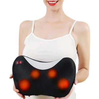 China Wholesale Modern Home Electric Neck Shoulder Pillow Massager Car Back Massager Pillow With Heat for sale