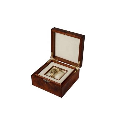 China Durable Wooden Grain High Gloss Wooden Gift Simple DS Watch Storage Display Box for sale