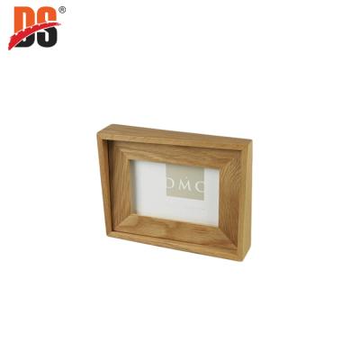 China Handcrafted Cheap Price Desktop Photo Frame Stand DS Natural Wood Picture Frame Stand for sale