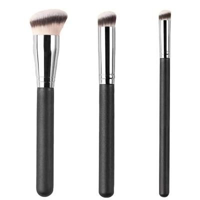 China Super Soft Brushes 3Pcs Makeup Kabuki Brushes 170 Under Eye Base Brush 270 370 Concealer Brush for sale