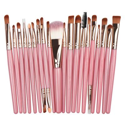 China Angular Blush 2021 2022 Premium Professional Than 20pcs Base Blush Mink Makeup Brush Set for sale