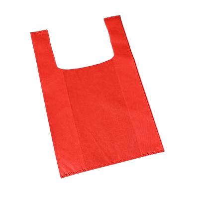 China For Shopping Eco Friendly Reusable Laminated Nonwoven Shopping Bags PP Nonwoven Biodegradable Vest Bag for sale